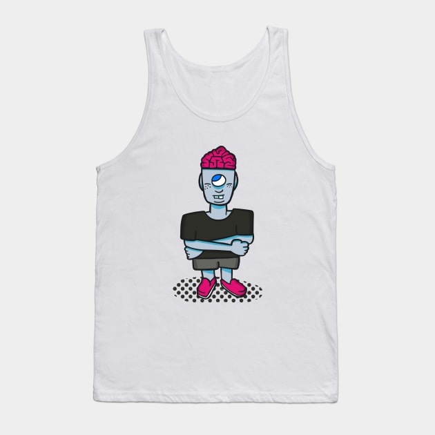 Smart Brains Tank Top by chawlie